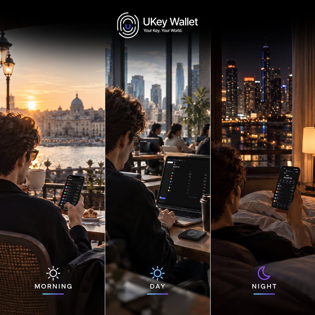 UKeyOfficial's tweet photo. Early bird, daytime mover, or night owl?
UKey moves with you https://t.co/NXEtX33wFy