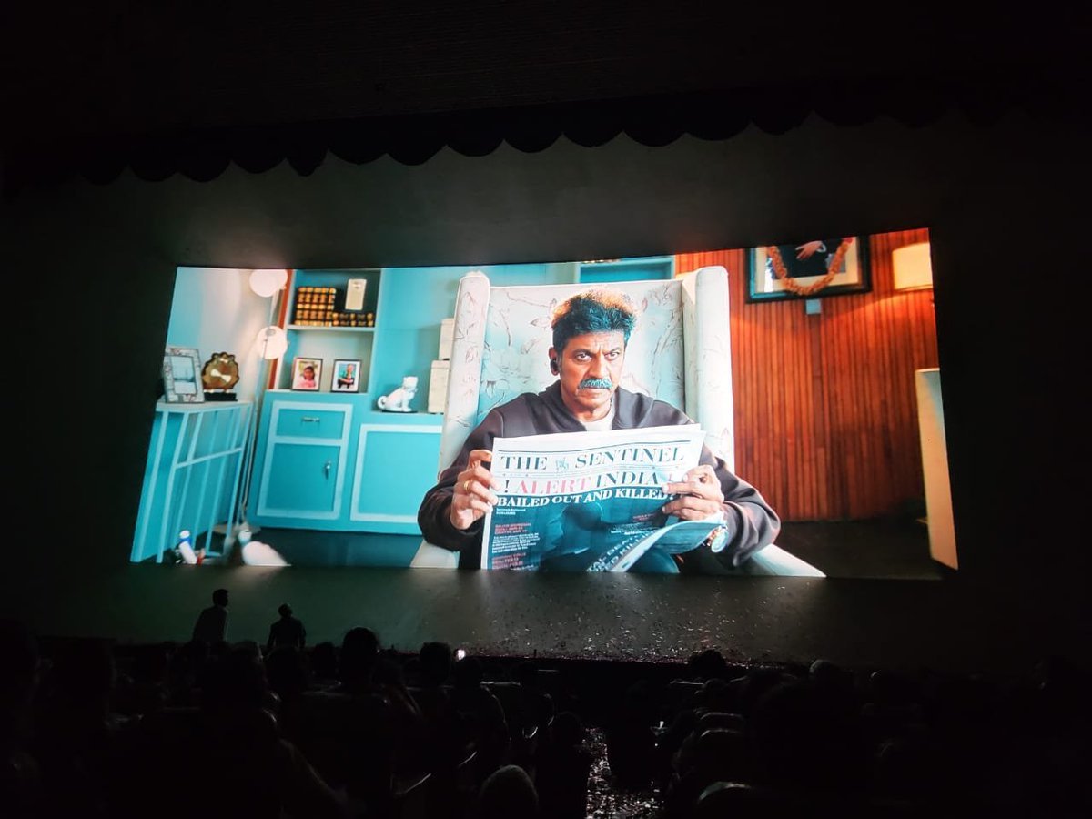 KLRahul1298's tweet photo. #Bail is proving to be a complete theatrical experience.
Shivanna’s performance is carrying the intense moments brilliantly.
Audience response is simply blockbuster 🔥 https://t.co/L7kByhUBGl
