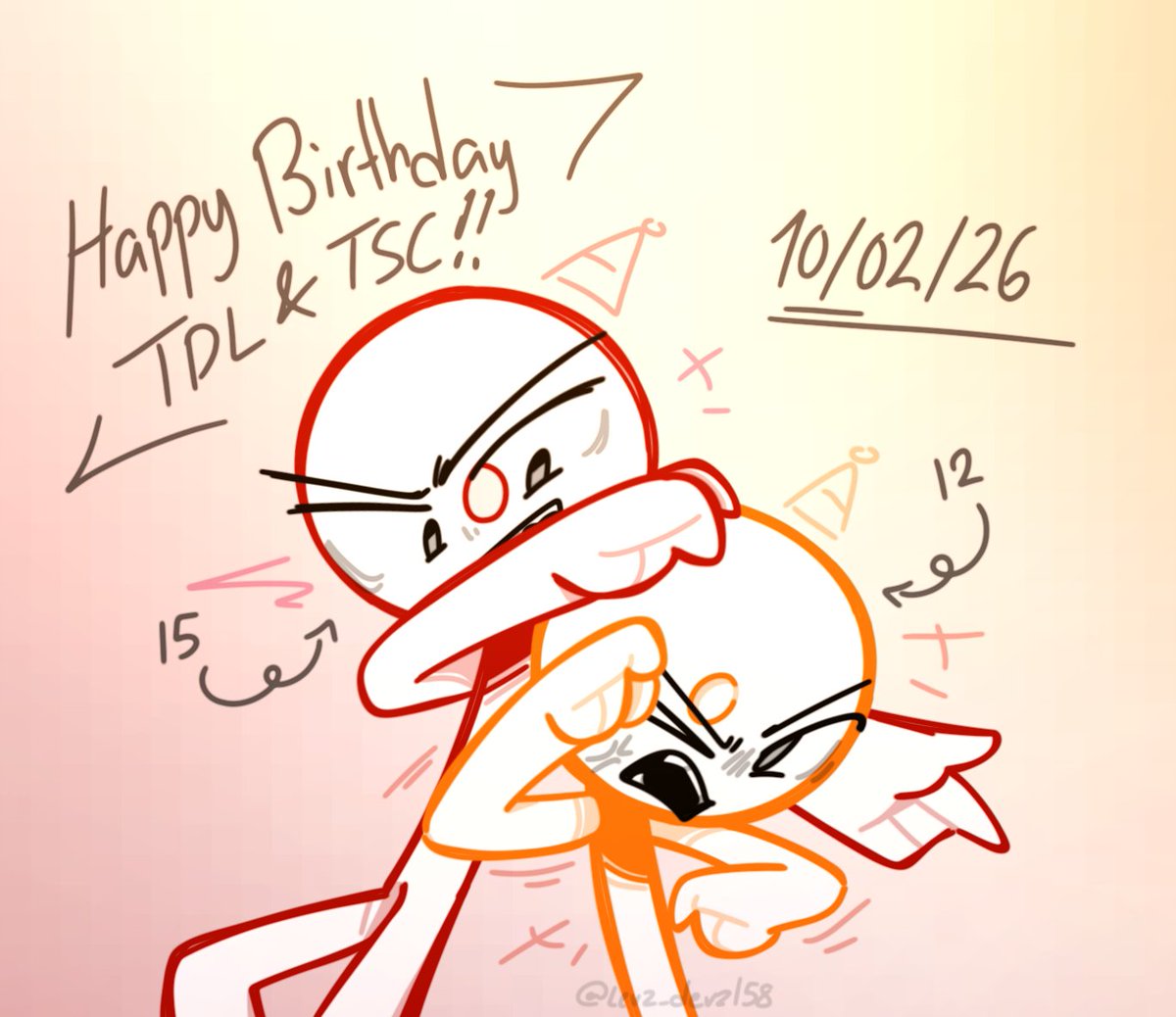 Levz_devz158's tweet photo. Happy birthday to these idiots ig ok #alanbecker https://t.co/gXIcAaus3F