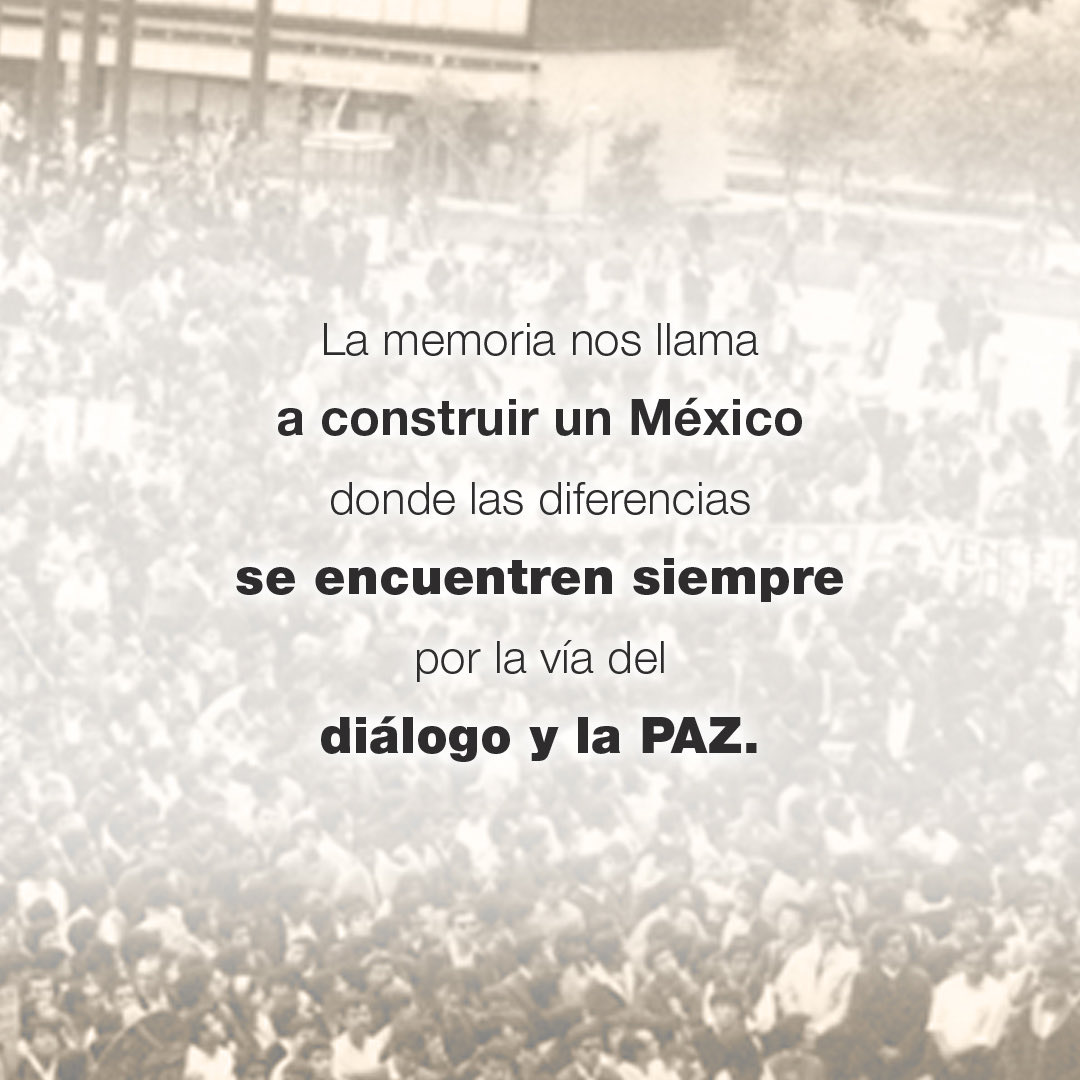 HugoEricFlores's tweet photo. El 2 de octubre nos recuerda la importancia de defender siempre la libertad, el diálogo y los derechos.

Honrar la memoria de 1968 también significa trabajar por un México donde las diferencias nunca se respondan con violencia.

La memoria permanece.

#2DeOctubre #MéxicoMerecePaz https://t.co/mCO2Jgva0R