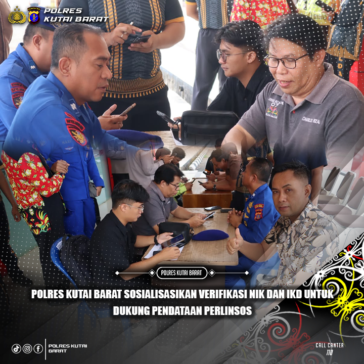 PolresKubar2's tweet photo. Polres Kutai Barat Sosialisasikan Verifikasi NIK dan IKD untuk Dukung Pendataan Perlinsos
Humas Polres Kutai Barat
#PolresKutaiBarat #PoldaKaltim #Perlinsos #IKD #Disdukcapil #PelayananMasyarakat #PolriUntukMasyarakat https://t.co/7MVWL23rvm