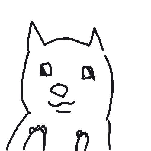 drawpaddotsite's tweet photo. Hand drawn INU https://t.co/eo68VQ76up