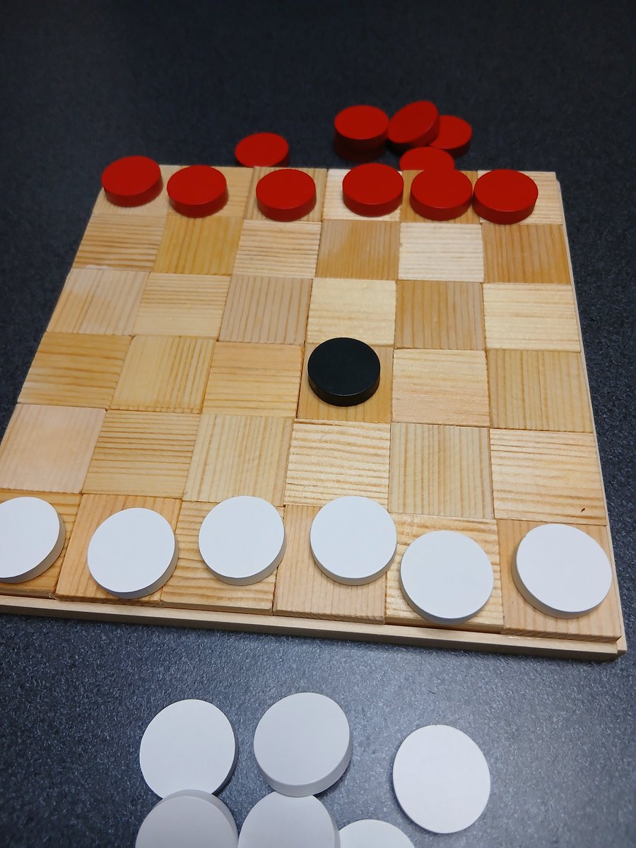 brownusi's tweet photo. 県立長野図書館児童室に6×6マス研究所BOX を作る為
木製ボードゲーム2種
あさまでゲームと三目並べX
初期の試作の木製スートパズルで完成へ
#木製ボードゲーム https://t.co/Y6z7IyAgkP