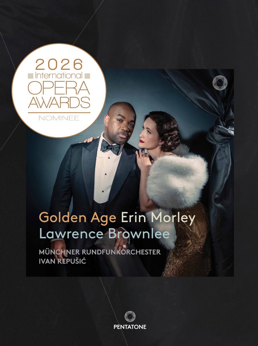 morley_erin's tweet photo. We are so totally over the moon to see that 🌟GOLDEN AGE🌟 is a finalist for the 2026 International Opera Awards!! 🔥🔥🔥 Grateful for this recognition and so proud of what we created together! @Brownleetenor @PENTATONEmusic @TheOperaAwards 

🏆 Winners are announced on Nov 21! https://t.co/lz7WdPwjCr