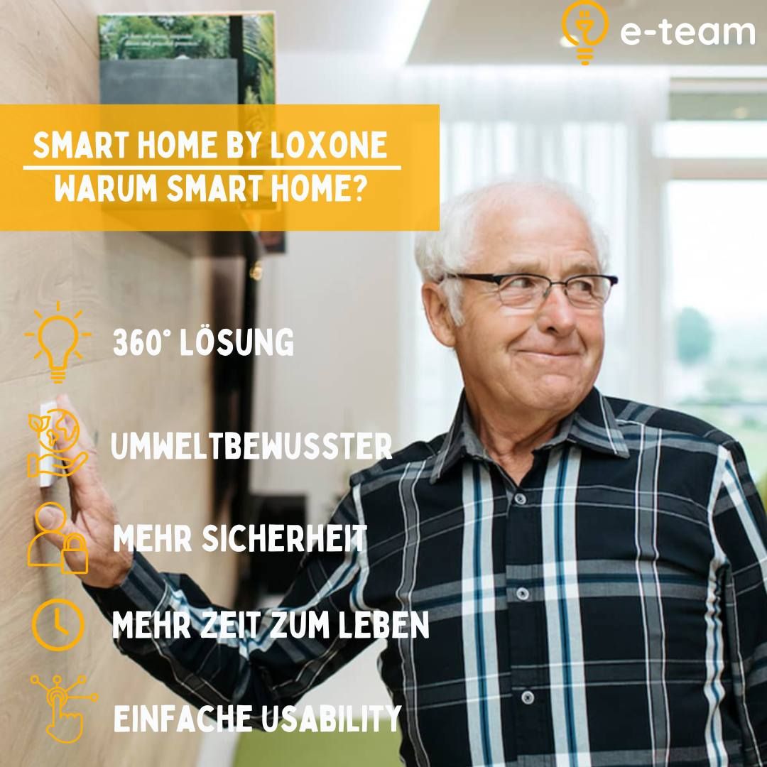 MarcKoebach's tweet photo. Warum Smart Home? 360°-Lösung, umweltbewusster wohnen, mehr Sicherheit, mehr Zeit zum Leben – und einfache Bedienung für alle. Das ist Loxone. https://t.co/5O3oVnf4C6 #SmartHome #Loxone #Ravensburg https://t.co/jOWF1VT3jm