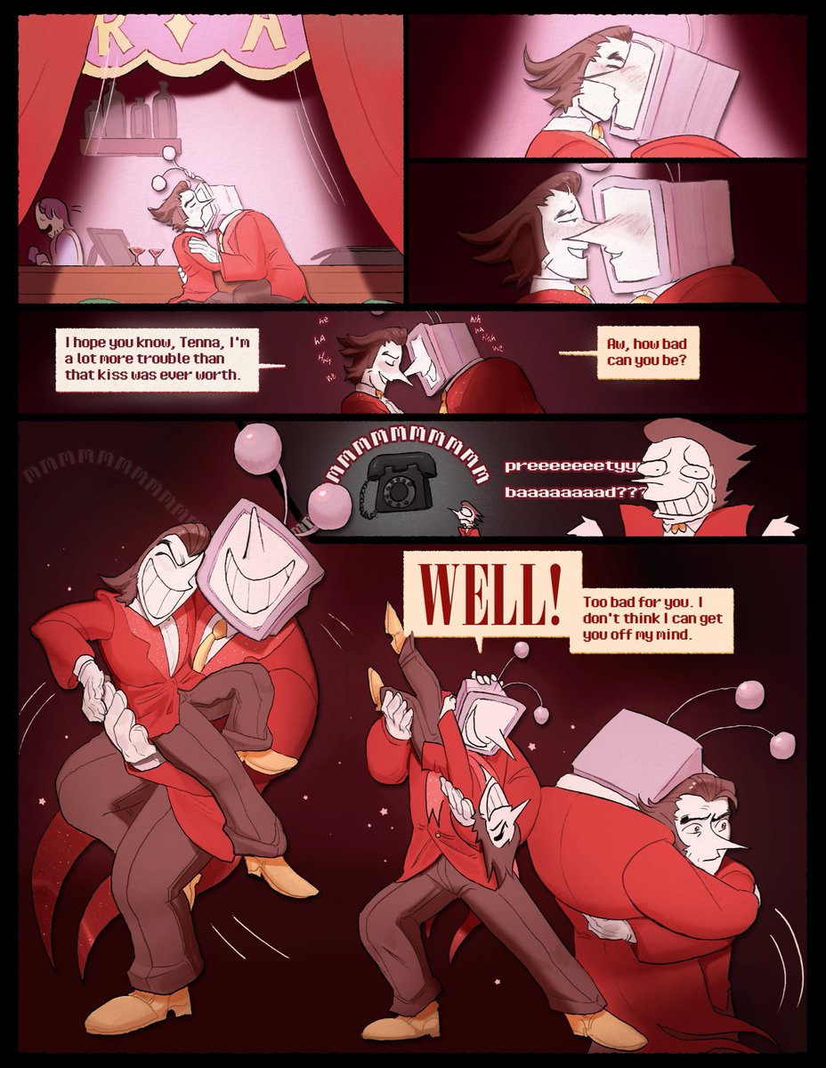 Aubobbies's tweet photo. Red Suit, Pt 4, Finale. "With You Always" (7/7) https://t.co/T3vWQV9I0q