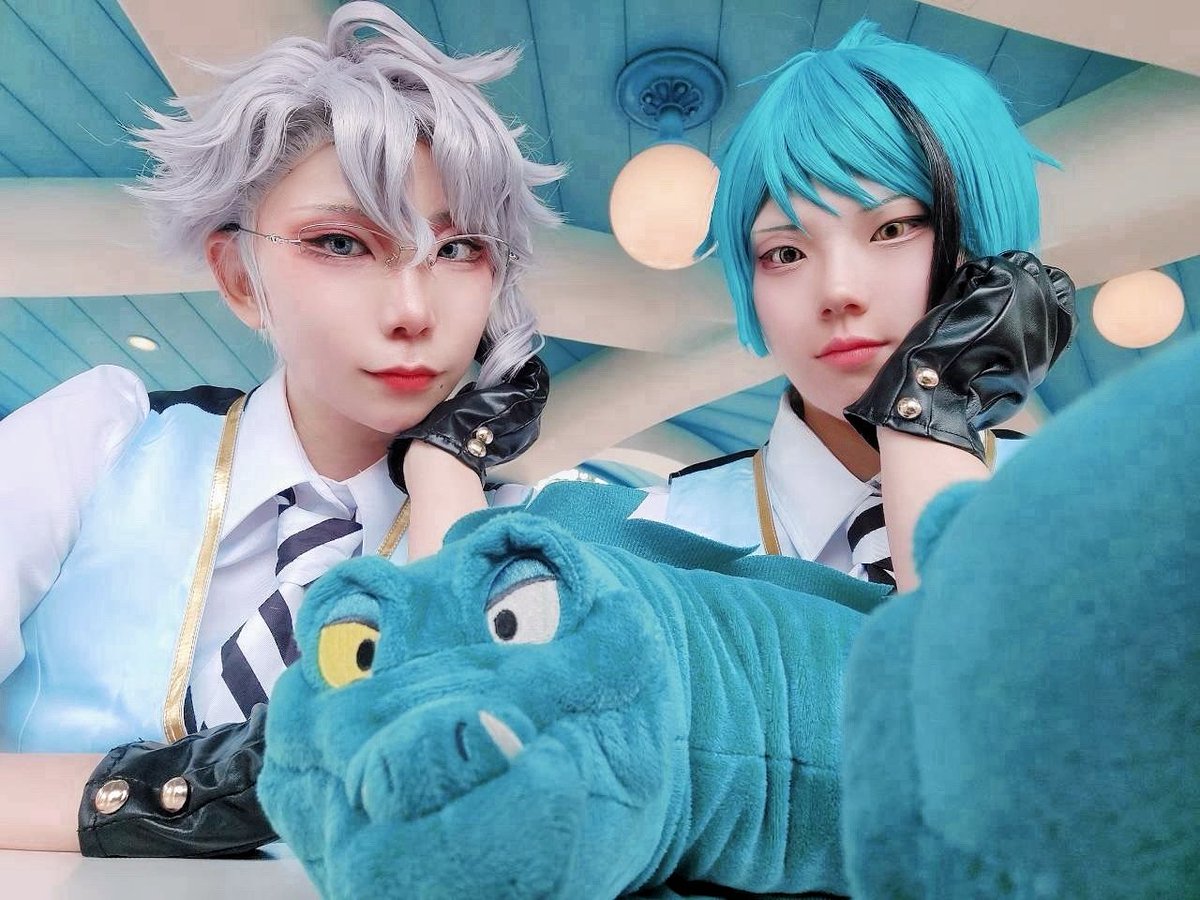 CSPR_chun's tweet photo. #Dハロツイステ仮装
#Dハロ仮装2026

🐙/僕
🐬/@mu_pi7 
🦈/@_ma_ki_ro_nn https://t.co/yW2gVcIdsK