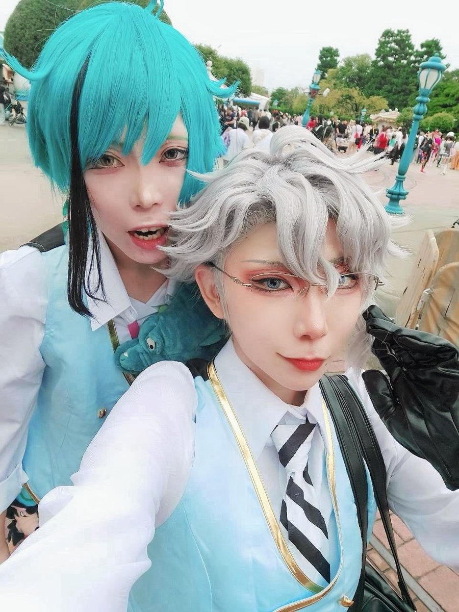 CSPR_chun's tweet photo. #Dハロツイステ仮装
#Dハロ仮装2026

🐙/僕
🐬/@mu_pi7 
🦈/@_ma_ki_ro_nn https://t.co/yW2gVcIdsK