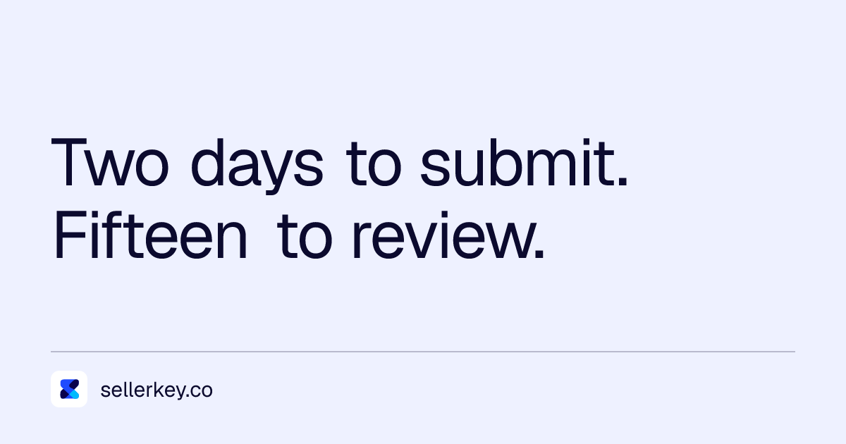 sellerkeyco's tweet photo. Listing deactivated while your compliance docs are still under review?

Submission window: 2 days. Review: up to 15 business days. The removal fires in between.

Open a case and ask Support to hold the ASIN while the review runs. It does not happen on its own. https://t.co/R18mSsvi0R