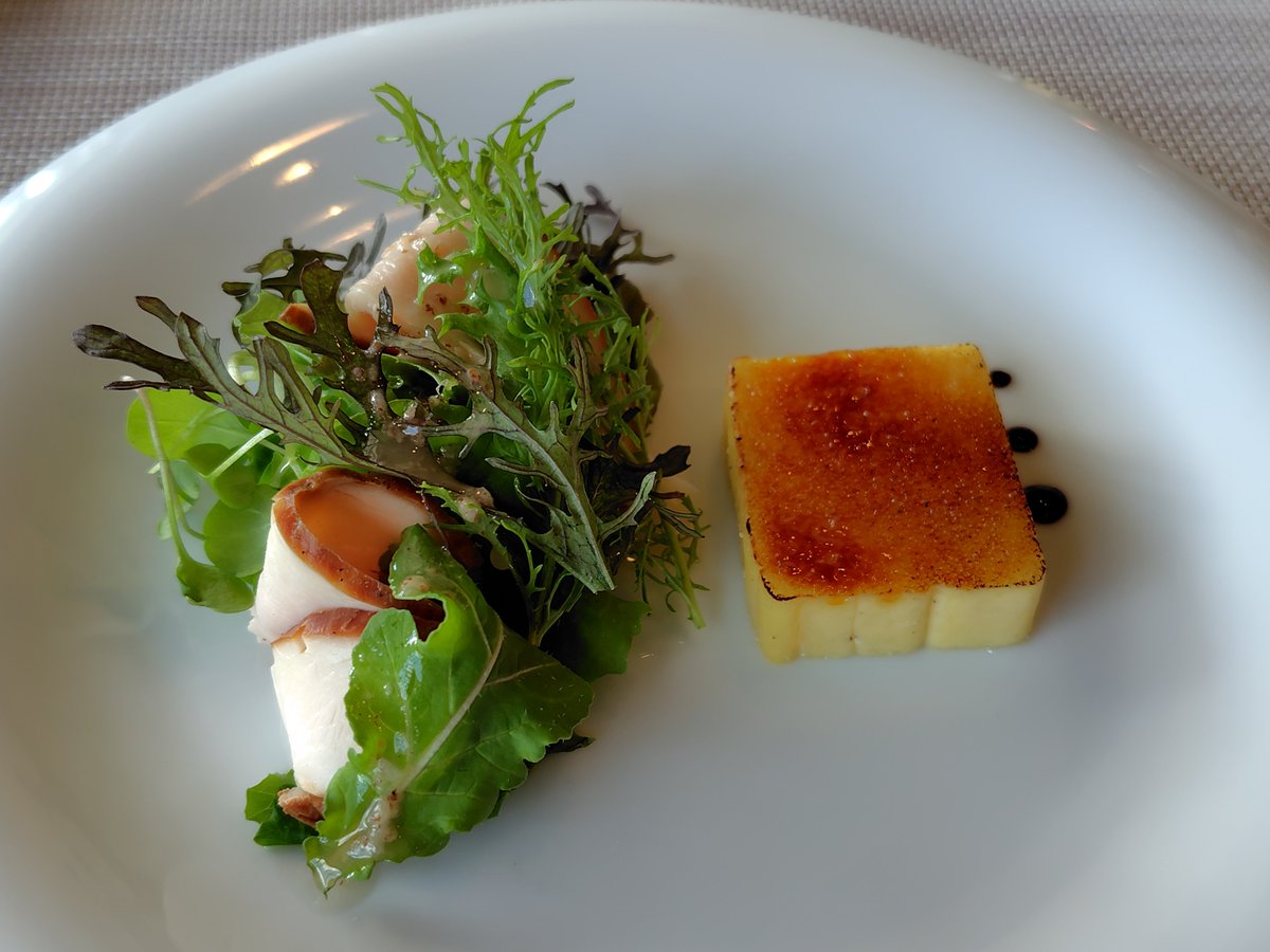 chokenko1's tweet photo. 夫のお墓参り🪦で長野に来ています。

ランチは「Crête(クレット)」行って来ました。前菜、アミューズ、スープも付いたコースが3500円で申し訳ないくらいの安さ。特に生クリーム、チーズなど乳製品🧈を使った料理が美味しいです✨

#クレット
 https://t.co/IQyHKQs1TZ https://t.co/7IKU7kHrOj