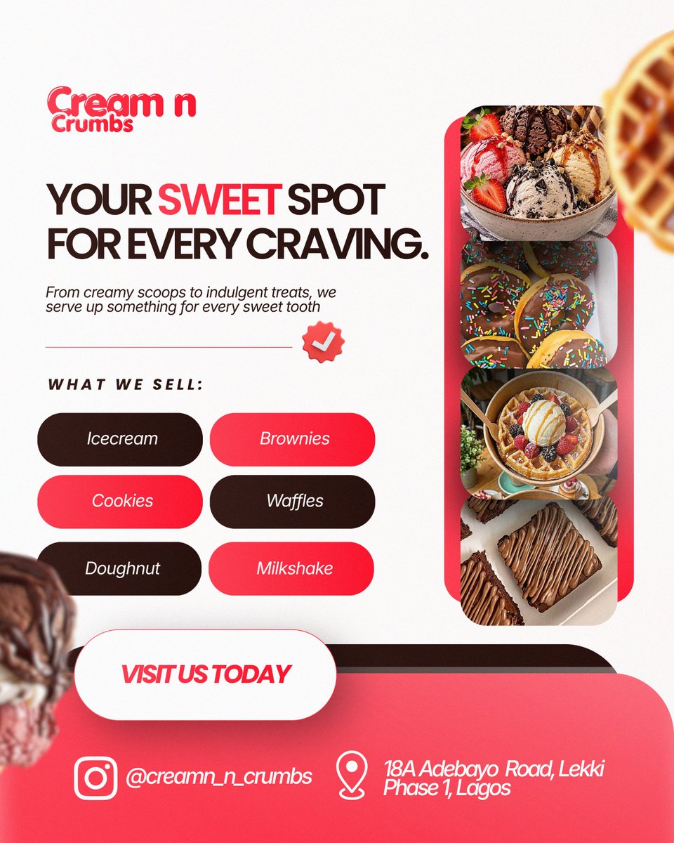 _demidesigns's tweet photo. Another one for the portfolio. 👀
Been wanting to work on designs for a dessert brand for a while, so I finally sat down and made one. 😌🍦 https://t.co/TAoNPqZVG4