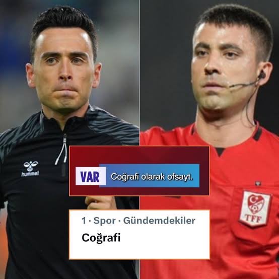GalaAslaniGS's tweet photo. 🚨 VAR hakemi Abdullah Buğra Taşkınsoy, maçın orta hakemi Batuhan Kolak Galatasaray'ın nizami golünü "Coğrafi olarak ofsayt" denilerek iptal etmişti. Yetkili makamların bu konuyuda inceleceğine inancımız tamdır. https://t.co/jfGQISdGIw
