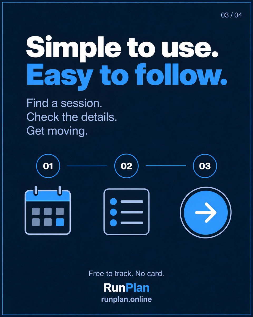 RunPlanOnline's tweet photo. New to running? Start here.

Your runs. Your rest days. One clear week.

RunPlan makes your running plan easy to follow, from your first week onward.

Free to track. No card.
https://t.co/3eA6dbxW6V #running #run #beginners https://t.co/cWj1AhVPHy