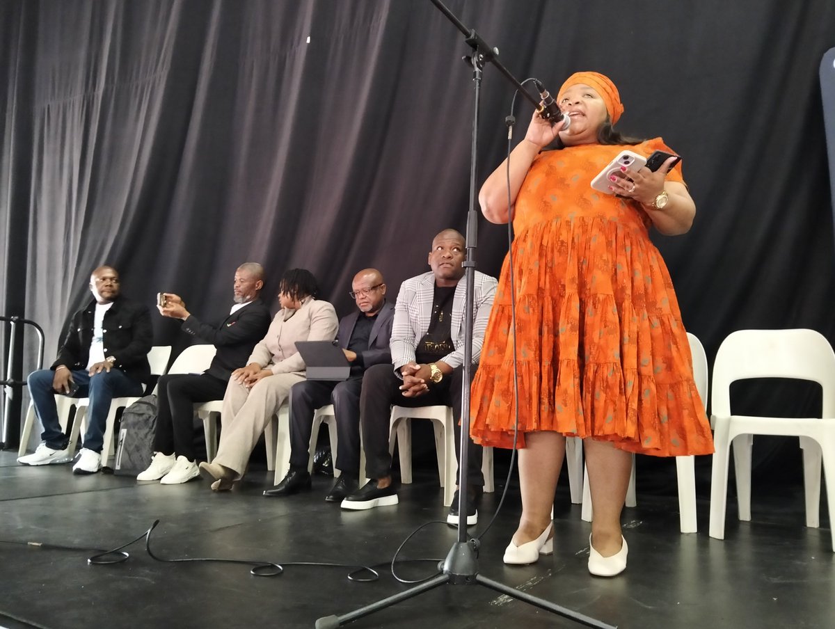 CityofJoburgZA's tweet photo. @DadaMorero @Eunice_Mgcina @NomoyaMnisi1 Our programme director for the day is MMC for Development Planning Cllr @Eunice_Mgcina.

The formalities open with a singing of the national anthem.
#EndGBVF #JoburgGBVFStrategy #JoburgCares ^NJ https://t.co/1dVL0cvmPE