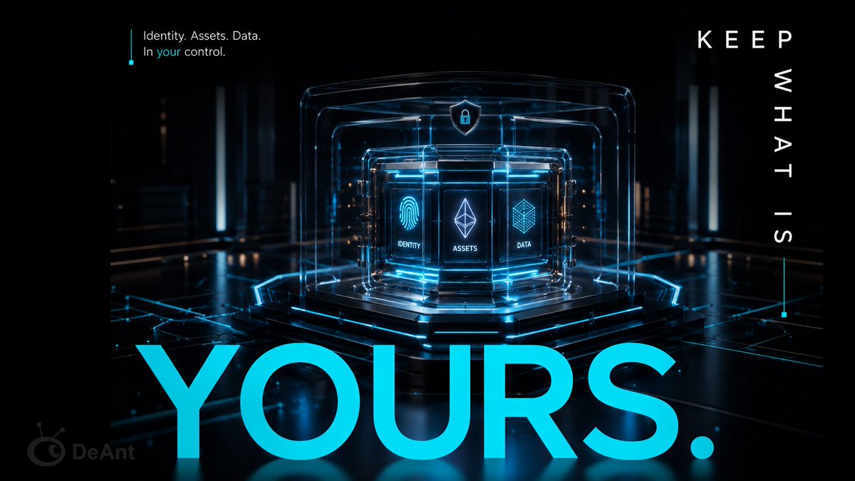 DeAntDao's tweet photo. The people who create value should retain control of their identity, assets and data. User ownership is not an extra feature in #DeAnt; it is part of the foundation.

#UserOwnership #DigitalRights https://t.co/k98wURwM9G