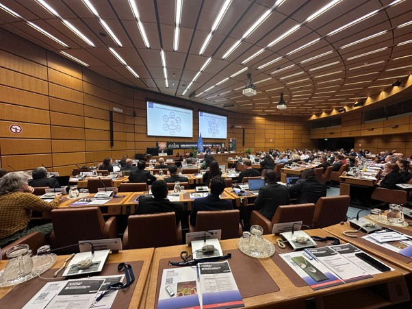 INCB_President's tweet photo. At #INCB #POSTAL9, 111 participants from border &amp; law enforcement from 44 countries &amp; representatives from postal, express courier &amp; air cargo industries agreed on 16 practical recommendations to counter trafficking in synthetic drugs. Acting together makes our societies safer. https://t.co/TdPklrmrc8