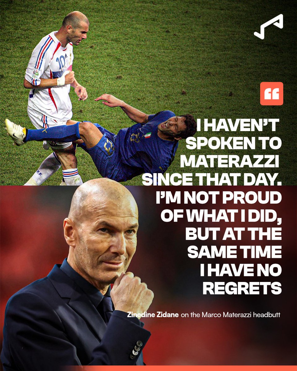 goal's tweet photo. Speaking before the fixture against Italy, Zinedine Zidane addressed his infamous 2006 headbutt on Marco Materazzi 💥

Read the full quotes 🔗 https://t.co/CyrP2sVRk6 https://t.co/0TCaUZ43Ut