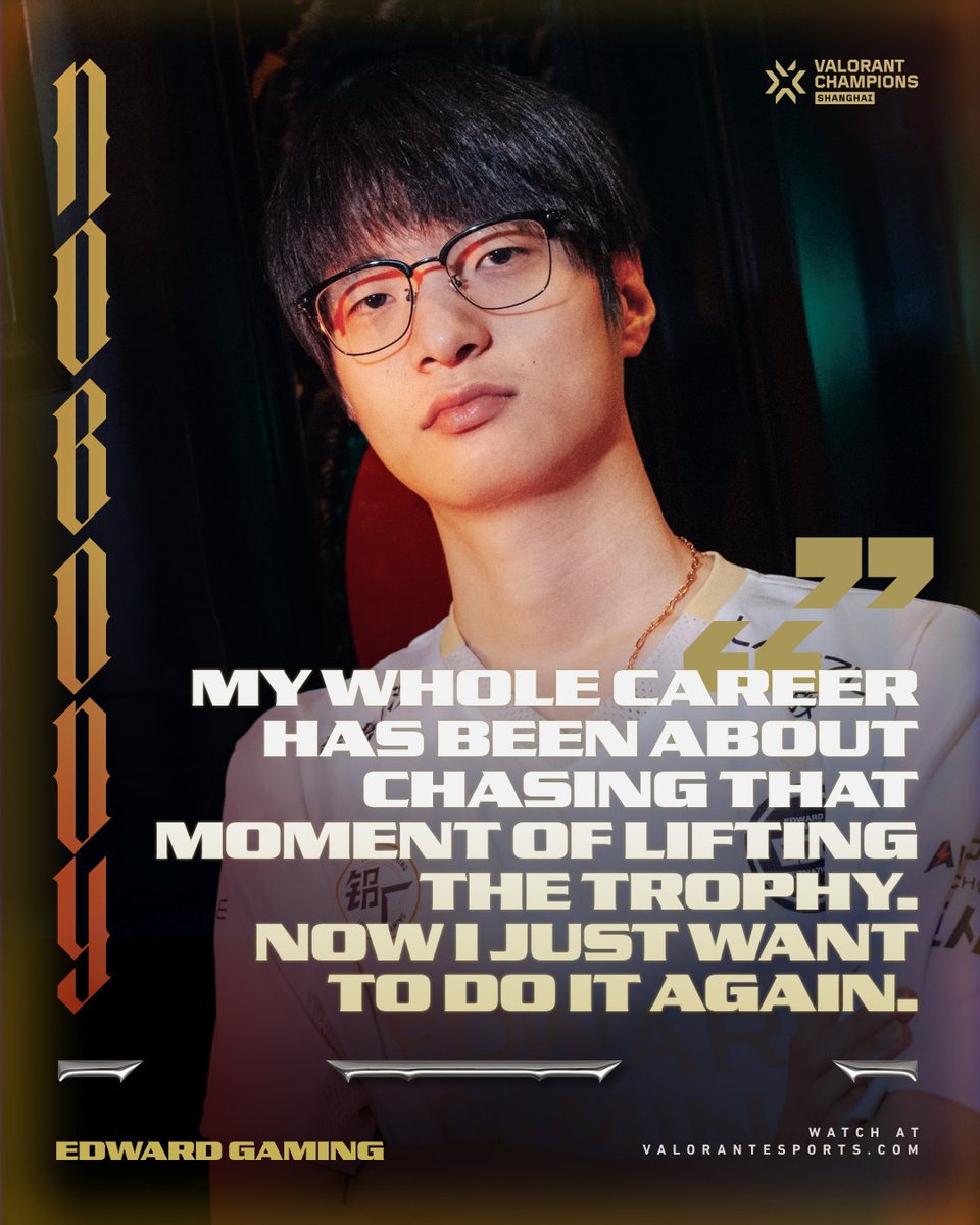 ValorantEsports's tweet photo. The hunger never left. #VALORANTChampions https://t.co/gOpzHCNF9J