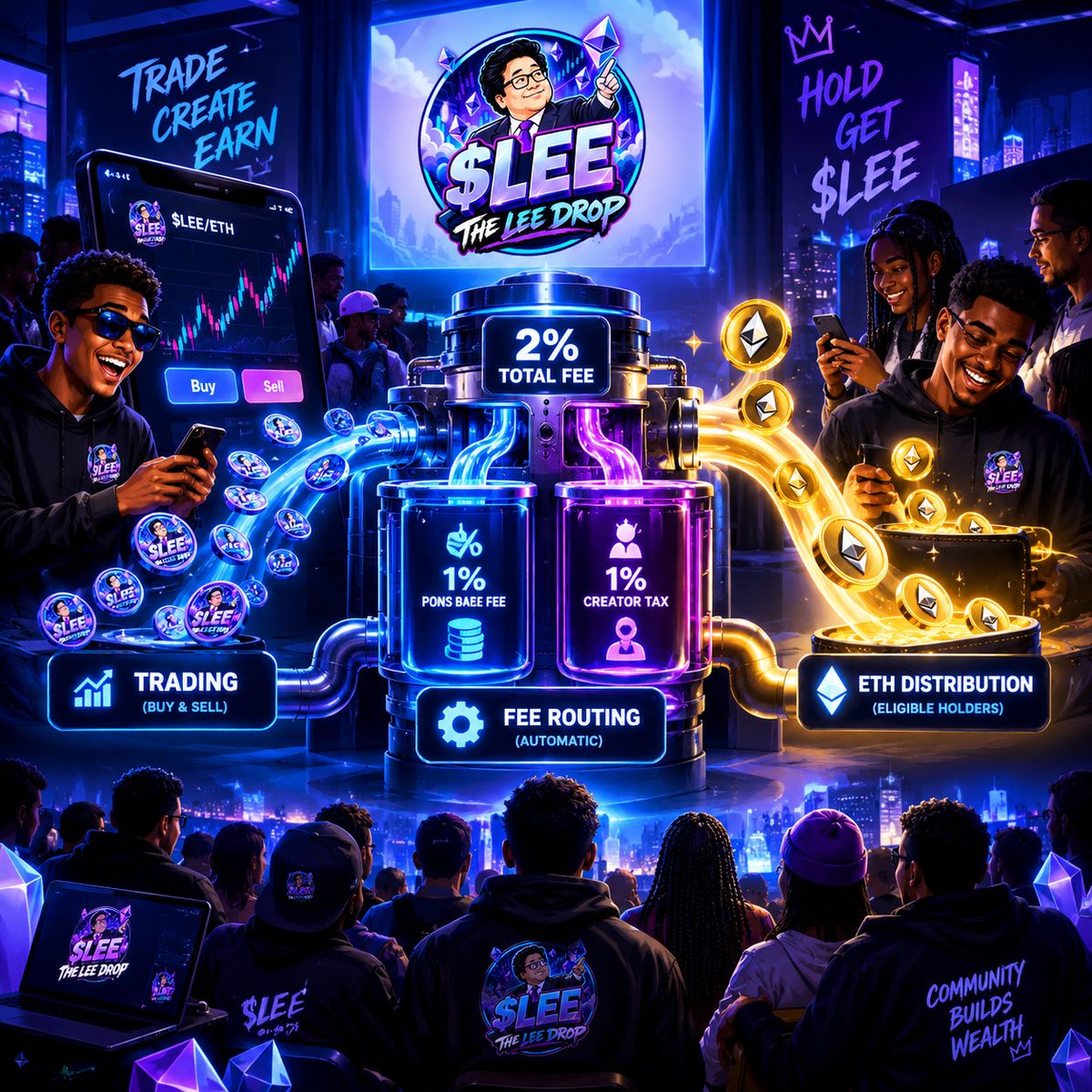 BenBronze07's tweet photo. Most tokens compete for attention. $LEE brings a different mechanism to the table.
     Trading activity fuels fee distribution, while eligible holders receive ETH.
     It's more than a ticker. It's The Lee Drop.💪🔥

@theleedrop #LEEMemeContest https://t.co/mdaKLLNJwC