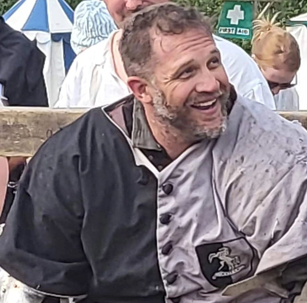 KoRn_Penguin's tweet photo. Tom Hardy 🩶🖤 4 pics of him at Loxwood Joust a few years ago...love the first pic! For obvious reasons 🤓 https://t.co/BP5Mei9M4L
