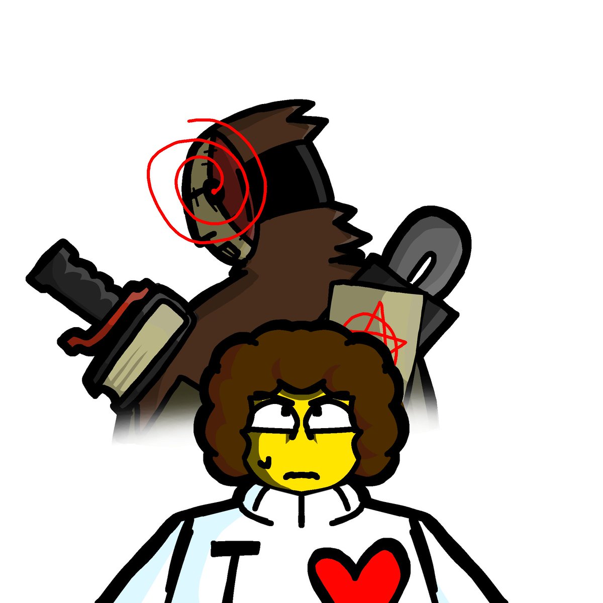 speedyblue_'s tweet photo. A bit late but here's my day 1 submission
#Drawsaken https://t.co/RWbyoGcqHQ