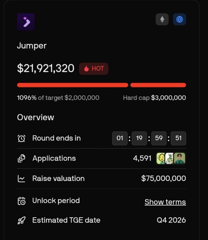 0xRowdyIND's tweet photo. The $JUMP Sale is performing pretty well on Legion 👀

And honestly, that’s a good thing because I found their valuation pretty fair.

I tried quite a few things to participate in the sale. I even tried to make it into the Top 500 on the waitlist, but even after inviting 15 people, I was still stuck at 12K+ rank and couldn’t make it 😭

Then I started focusing on increasing my Legion Score through VP Points.

What can we actually do with VP Points, and how can you earn them?

I’ll break that down in my next post 👀

I didn’t talk much about the JUMP Sale itself because there were already plenty of influencers covering it.

I’d rather share something that can actually help you. 🫡