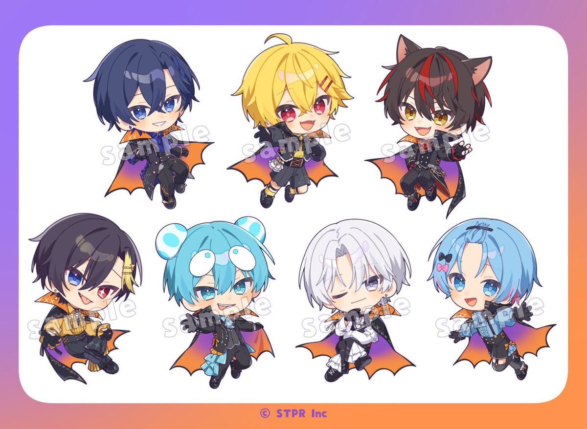 fu_sb07's tweet photo. 【Work】
『すにすて -SneakerStep - Trick or Step OFFICIAL GOODS』にてミニキャライラストを担当させていただきました！
何卒よろしくお願いいたします🎃🦇 https://t.co/SA8YdClgRt
