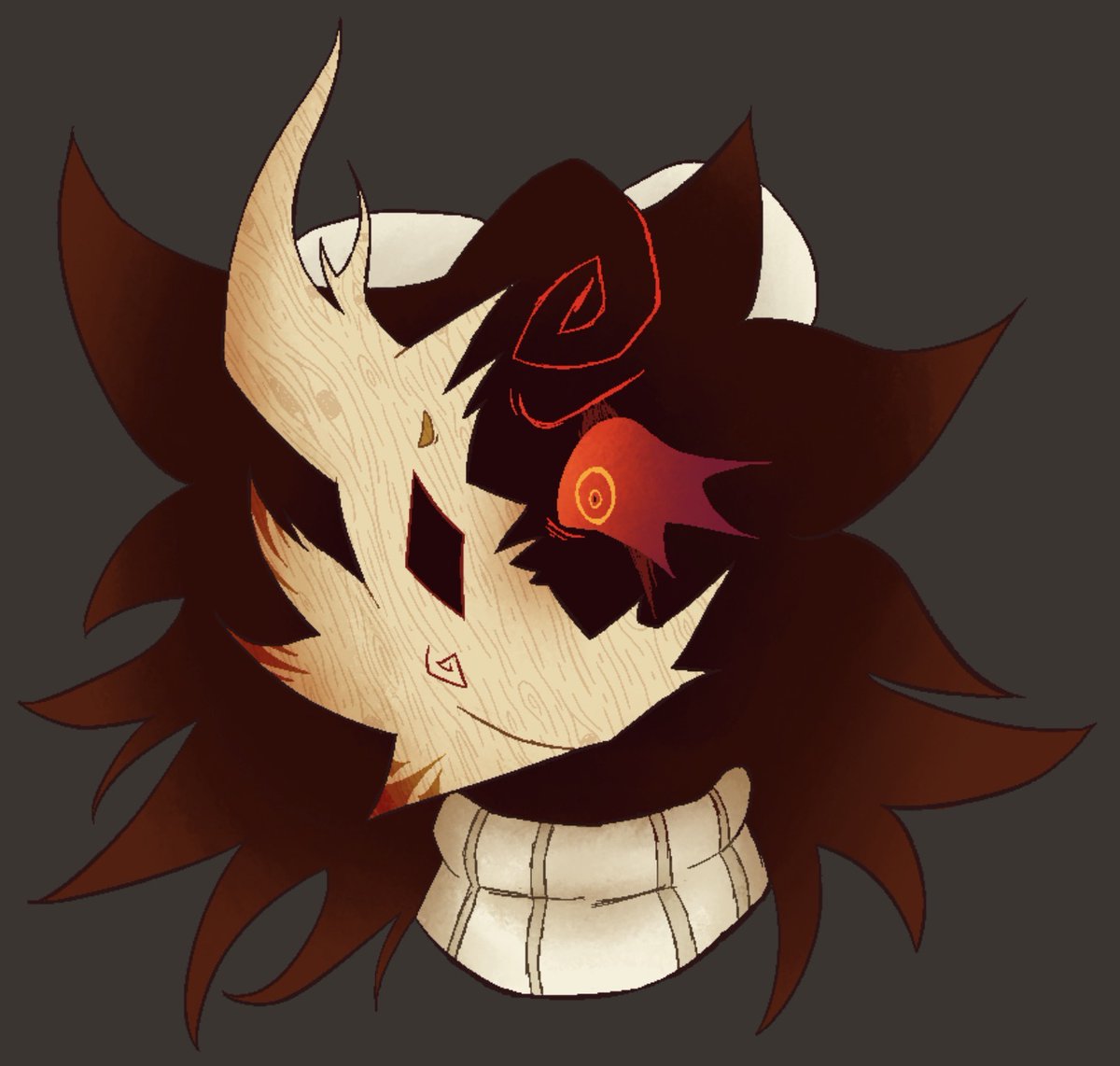 IRandom157's tweet photo. “A Dreamer and it‘s gifts. A blind vision of malice for its new freedom.” Day 1: Mask
#FollyTober #follytober #regretevator
other variants in the comments! Blood warning! https://t.co/uvUdpKBZju