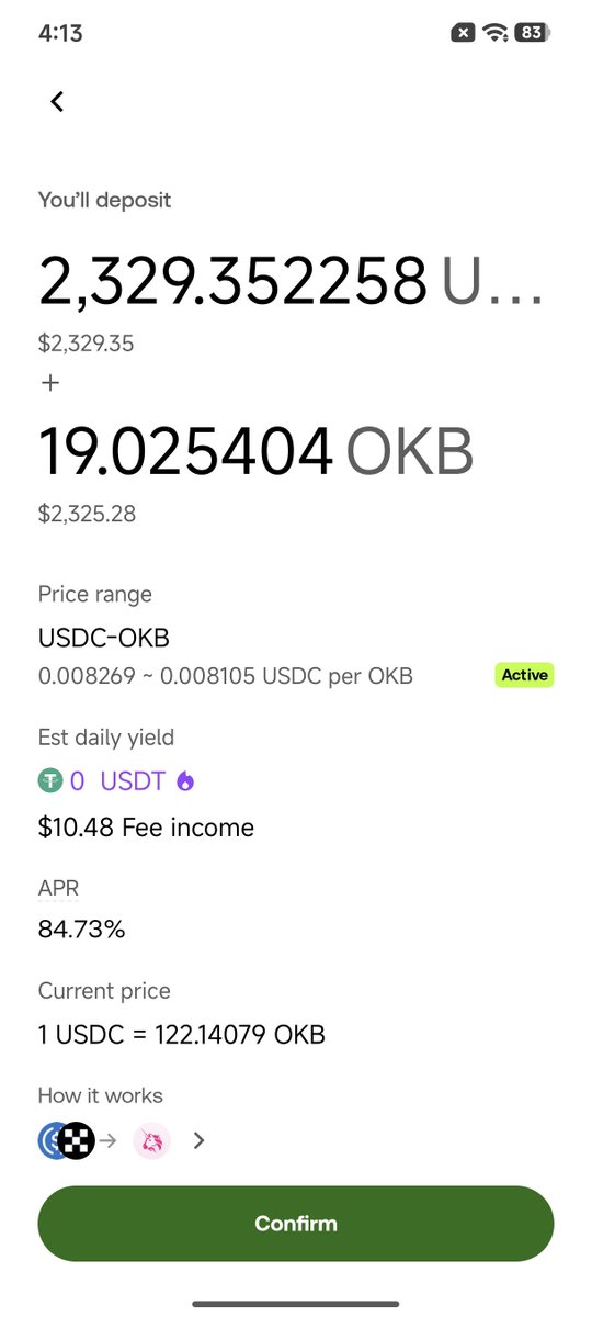 bybitkun's tweet photo. 为什么usdc okb池子加不进去呢 其他池子都是正常的。老师能麻烦看看吗？ https://t.co/hP0xfUzGeu