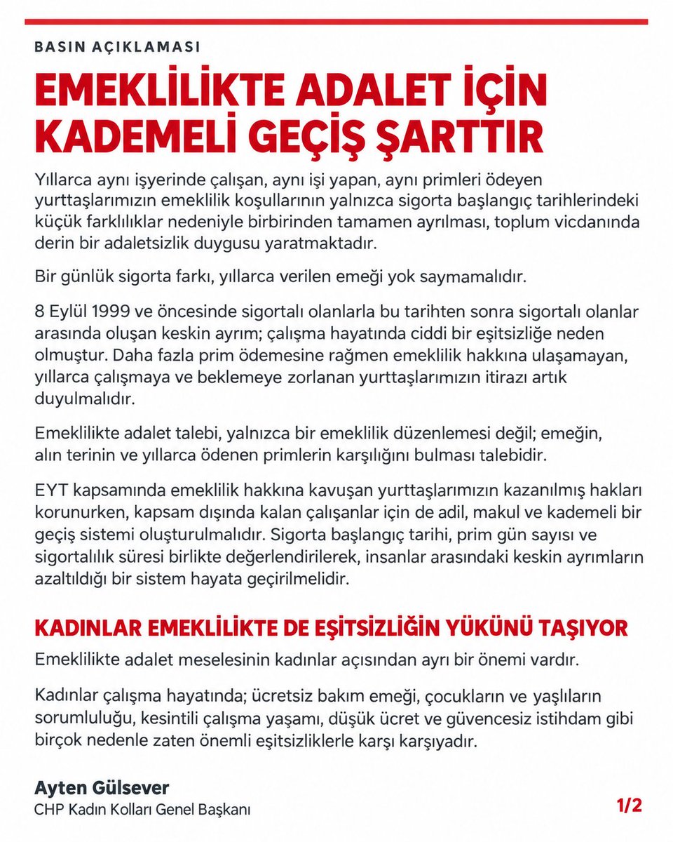 AytenGulseverx's tweet photo. @EmadDernegi
#KademeliEmeklilik
#KademeMeclisinişi https://t.co/PtWFesjSA1