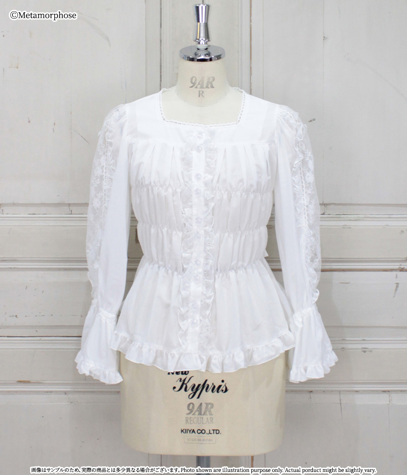 MetamorphoseEng's tweet photo. ✨New Item✨
Shirring Blouse with Bat Collar 🦇
https://t.co/mVgc0PXUqp

Our unique bat collar blouse has just arrived✨
Available in Off White only 🤍

*The collar is detachable.
*Limited quantity
#blouse #batcollar #shirringblouse
#metamorphose #mtdf #Lolitafashion https://t.co/LV5H67wTvP