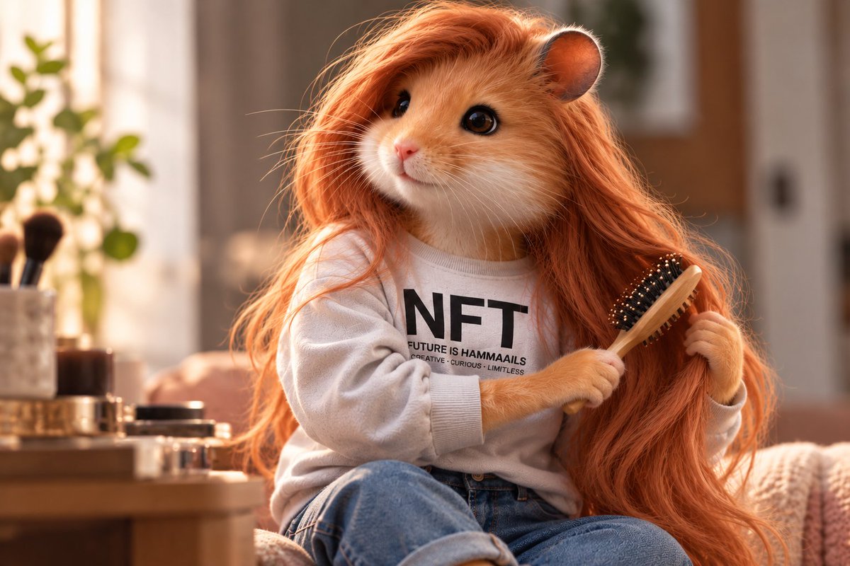 HampterNFT's tweet photo. QT Your Red Hair 🐹 https://t.co/floFu2TBQs