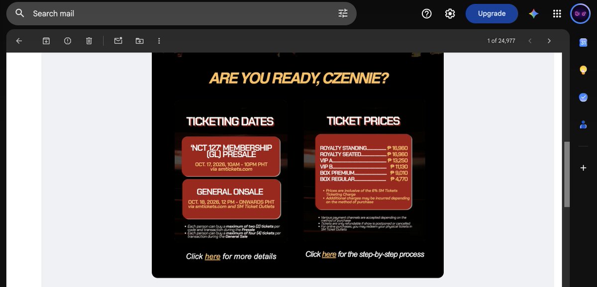 jaemshaechjungs's tweet photo. YOU KNOW PH CHILZENS LIVE BY THE SAYING STILL HERE, BECAUSE WDYM THE PH ORGANIZING TEAM DID AN EMAIL BLAST THIS ORGANIZED FOR ALL THE EVENTS HAPPENED BEFORE HAVING A MANILA STOP, AFTER HAVING A MANILA STOP, AND BEFORE TICKETING??? 😌😭

PROUD TO BE ONE OF THE PEOPLE WHO ANSWERED THE SURVEY! THANK YOU @RedlineManila I'VE BEEN TWEETING ABOUT YOU GUYS A LOT, AS I SHOULD! 😘