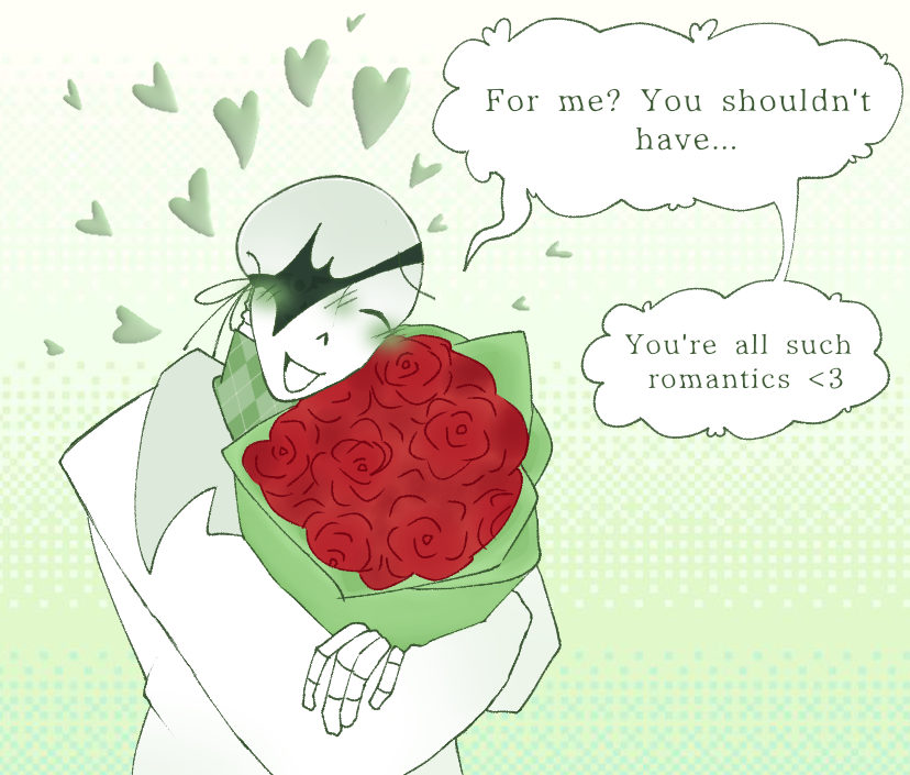 wdgenius17's tweet photo. Even more flowers?

You all give me such lovely gifts, it's enough to make a skeleton blush!

(And might I say, you look simply gorgeous today, My Angel...)

// gimmick in replies https://t.co/kxPzqAiuiW