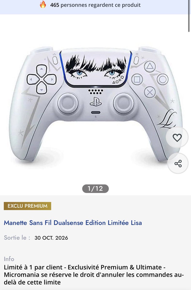Sop_will08's tweet photo. @LISAFRANCE_ @PlayStationFR Elle est toujours dispo : https://t.co/niByhjiraR