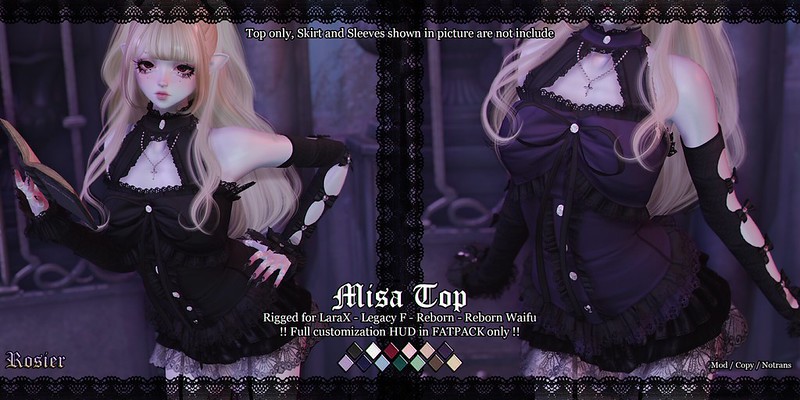 KawaiiFeedSL's tweet photo. {Rosier} Misa Top @ Salem〡Taxi: https://t.co/PMaWRgWItK 
#SecondLife #Rosier #Salem #Secondlifeevent #Secondlifecontent #KawaiiFeed https://t.co/LLIwHZ0lJ6