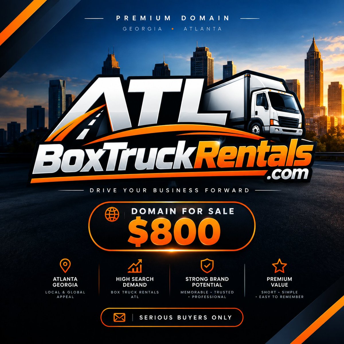 Abednego311516's tweet photo. 🚚 https://t.co/bgaBqzDrtj — Domain For Sale

A clear, location-focused domain built around Atlanta box truck rentals.

💻 https://t.co/bgaBqzDrtj
📍 Atlanta / Georgia
🔥 Available now
📩 DM for details

#ATL #Atlanta #Georgia #BoxTruck #DomainForSale #PremiumDomain https://t.co/4pPHaS4Q3y