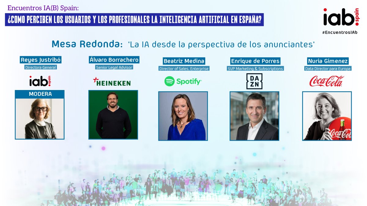 IAB_Spain's tweet photo. Después, la mesa “La IA desde la perspectiva de los anunciantes” reunirá a Reyes Justribó, Álvaro Borrachero, Beatriz Medina, Enrique de Porres y Nuria Gimenez.

🗓️ 6 oct. | 🕙 10:00–11:30 h

📍 IAB Spain, Castellana 113 + 💻 streaming

https://t.co/g4itKutwdt https://t.co/pyEbHENOeU
