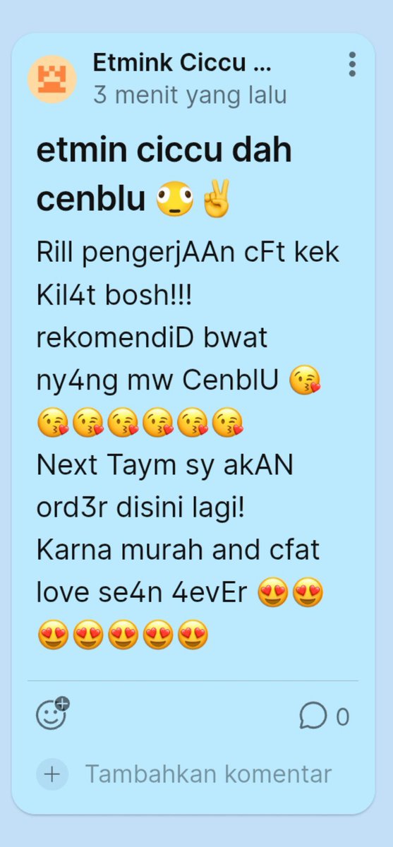 seansoang's tweet photo. 𓊆ྀི  𝒦ℯ𝒹𝒶𝒾 𝒮𝓌𝒶𝓃 𓊇ྀི
——————— • • 
testimoni jasa cenblue by @seansoang 💗🦢

04 - testi keempatt gucyy ga ada 1 menit https://t.co/u4OCujwDl5