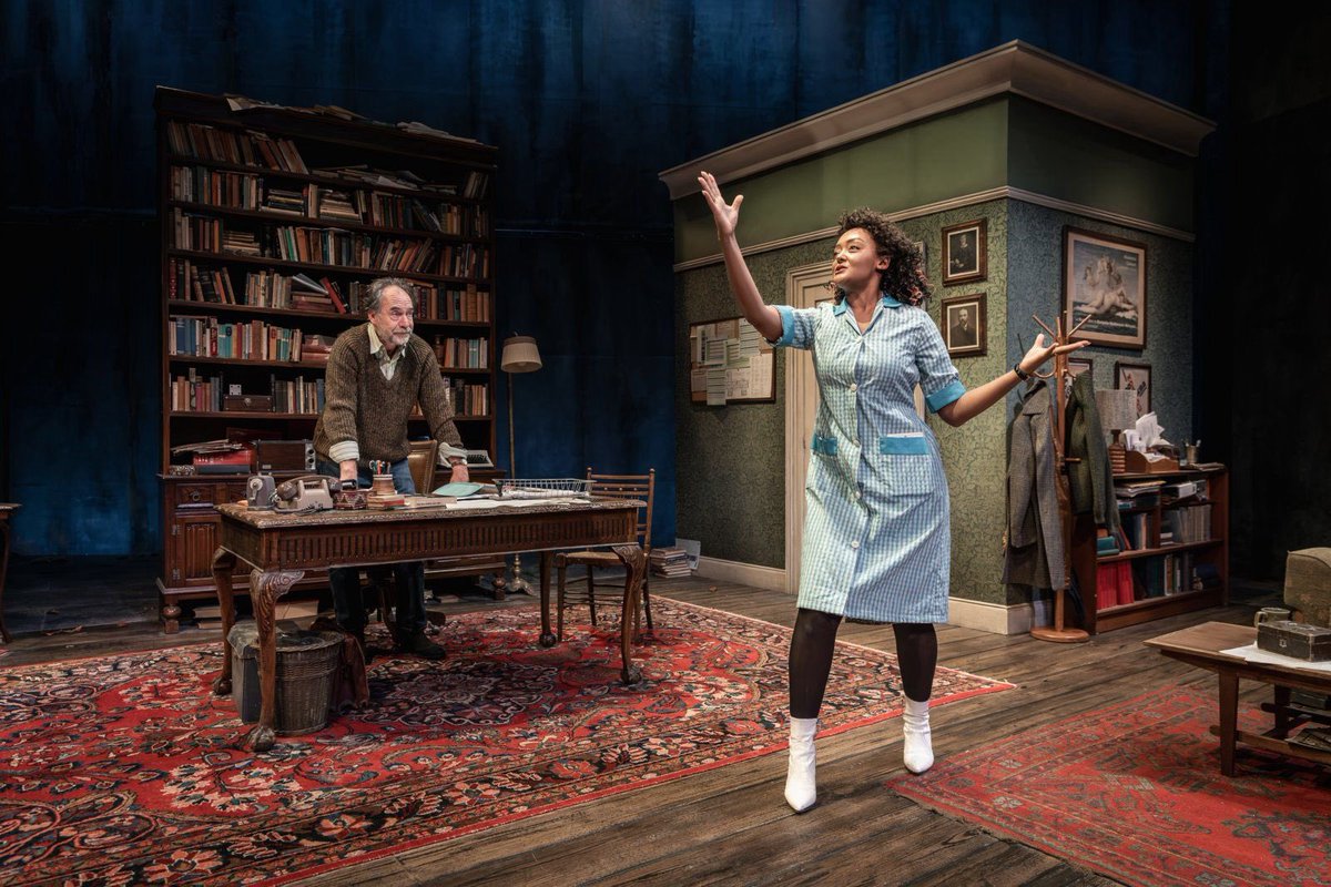 johal_k_s's tweet photo. An evening at the theatre calls for a celebration of local culture.
Educating Rita is now officially open at the Curve Theatre, and it is absolute perfection.
A huge thank you to the wonderful Kay Hardiman for being such an incredible host.
This brandnew #MadeAtCurve production brings Willy Russell’s brilliant comedy drama to life in the most spectacular way. As a two-hander play, the entire show relies on the energy between the leads, and Alexandra Mardell and Dominic Mafham completely blow the audience away. Their chemistry is electric, moving effortlessly from incredibly sharp, laugh out loud humour to deeply poignant, heart-wrenching tension as their lives intertwine.
Set in the intimate Studio Theatre, the beautiful staging completely pulls you into Frank’s book-lined world. Director Cara Nolan has crafted a revival that feels beautifully fresh, exceptionally engaging, and remarkably relevant for today reminding us all of the raw, transformative power of education and choice. It’s an absolute masterclass in acting that keeps you gripped from the very first line until the final curtain call.
Educating Rita is running now until Saturday 17 October. Treat yourself to a truly phenomenal night of live theatre, get your tickets via the Curve Theatre Website.