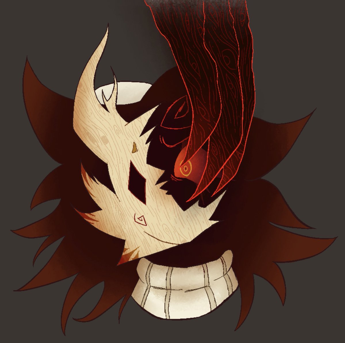 IRandom157's tweet photo. “A Dreamer and it‘s gifts. A blind vision of malice for its new freedom.” Day 1: Mask
#FollyTober #follytober #regretevator
other variants in the comments! Blood warning! https://t.co/uvUdpKBZju