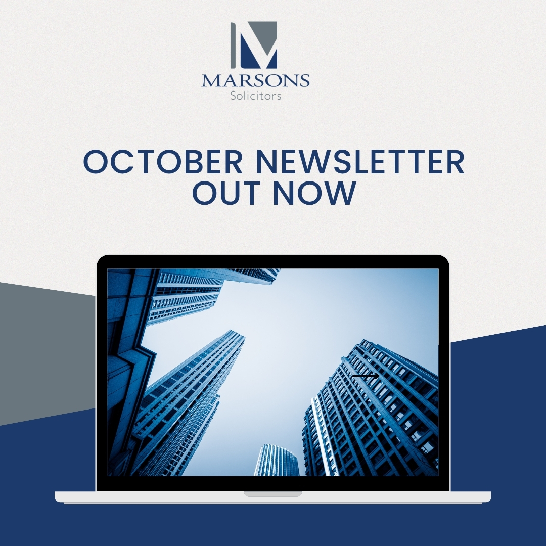 MarsonsLLP's tweet photo. Our October newsletter is out now, covering commercial leases, buying a business, new build purchases and Lasting Powers of Attorney.

Read the articles in full: https://t.co/qajBzBCwXH
.
.
.

#marsonssolicitors #bromleysolicitors #legaladvice https://t.co/DT9DoKX4SG
