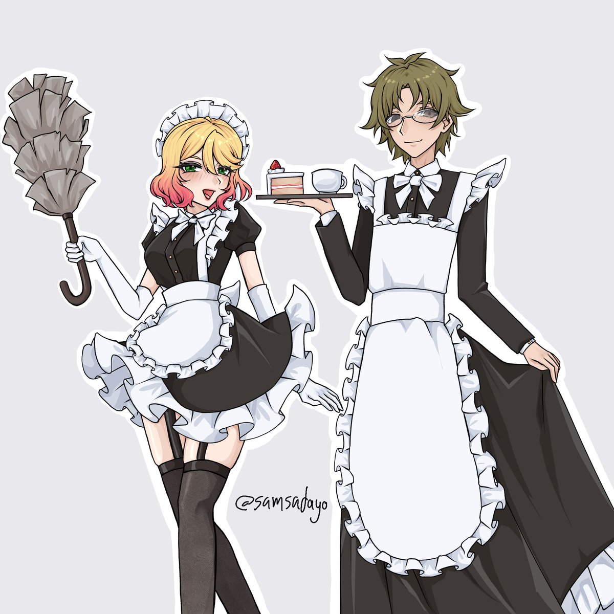samsadayo's tweet photo. ダニキャシーメイド🧹🍰 
#殺戮の天使 https://t.co/JwoWzTNjZx
