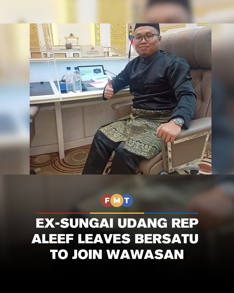 Laboury4's tweet photo. Bekas ADUN Sungai Udang, Dr Aleef Yusof, menyertai Wawasan selepas sebelum ini menyatakan kesetiaan kepada Bersatu.
#AleefYusof #Wawasan #Bersatu #Melaka #FMTNews https://t.co/RbG5uOUdKs
