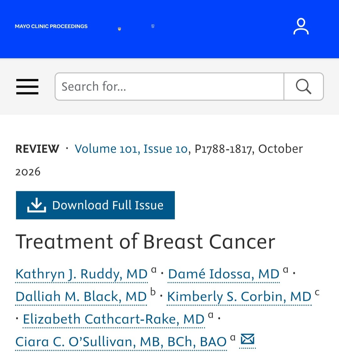 dr_yakupergun's tweet photo. Treatment of Breast Cancer

(I wasn’t aware of this journal before. I’ve added it to my reading list) @MayoClinic

https://t.co/R3oaynrkjr https://t.co/Mul6CwQzHs