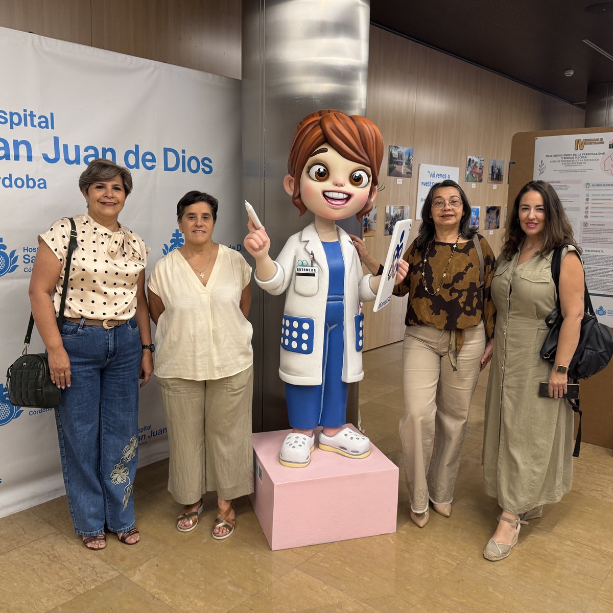 COECordoba's tweet photo. 🇵🇾 🇪🇸 Enfermeras paraguayas de #GEDES han visitado esta semana el @COECordoba y han compartido también momentos y proyectos en las IV Jornadas de Investigación del Colegio, en el marco de una visita en la que han estado acompañadas por la cooperante cordobesa Inmaculada Lara. https://t.co/LsBe9JVyXT