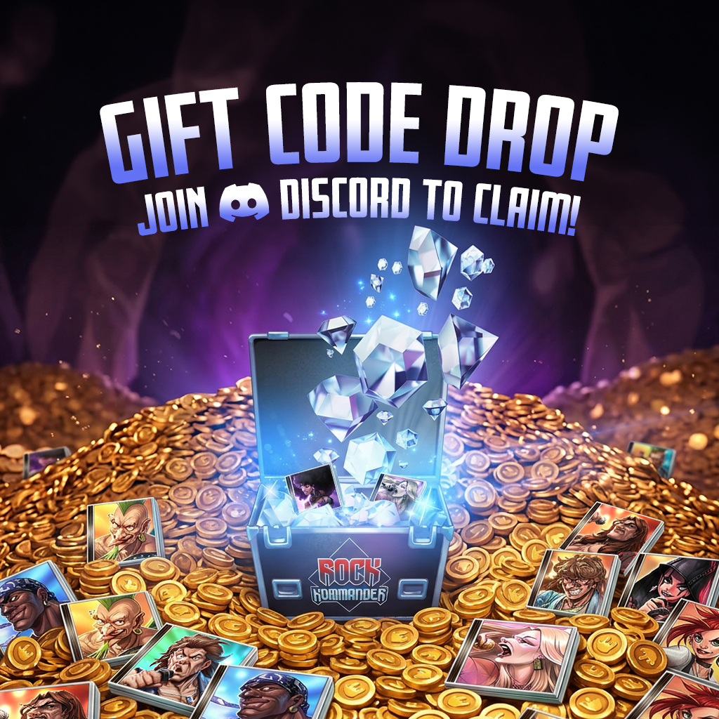 RockKommander's tweet photo. The weekly loot code just dropped on the Rock Kommander Discord Server!
๐ Diamonds
๐ฐ Gold
๐ฟ Demo Tapes
๐ฅค XP Drinks
โฐ Grab it before Sunday 23:59 UTC.
๐ Join the Discord server and claim your loot. (Link in Bio)
#RockKommander #Discord #CodeDrop #FreeLoot https://t.co/P2j68FLqX3