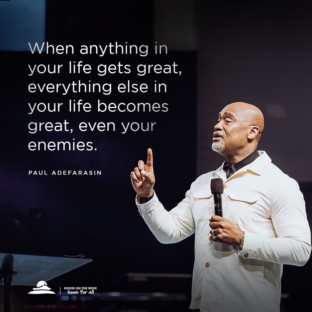 HouseOnTheRock's tweet photo. God is able to make all grace abound unto us in every good work.

The blessings of the Lord make us rich and add no sorrow. Despite the challenges from the enemy, there is enabling grace to handle them and remain victorious.

#HOTRService
#HouseOnTheRock
#SundayService https://t.co/euTa7vczsm