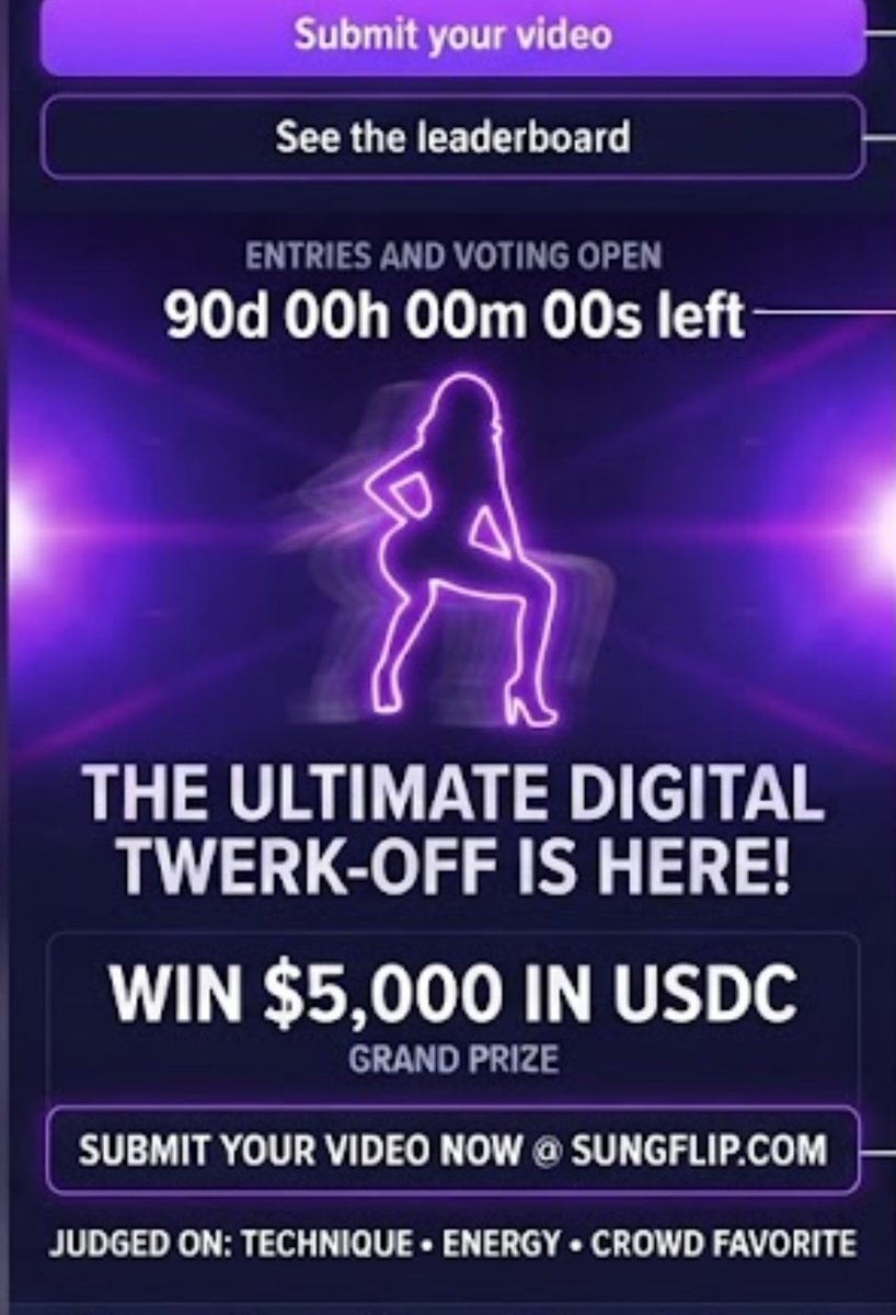 SungFlip's tweet photo. 90 days left to submit your videos to enter to win up to $15,000 in cash prizes https://t.co/lFiv4NspS5 #CONTEST @SUNGFLIP https://t.co/Jx845h0nTU