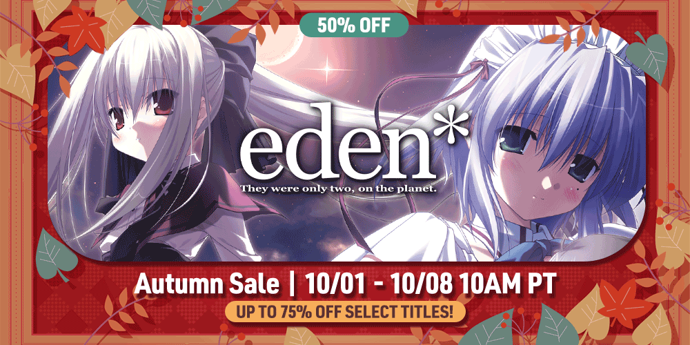 MangaGamer's tweet photo. An ominous red star suddenly appears in the sky. Its presence is about to bring about the extinction of all life on Earth. Sion, a genetically modified superhuman, has been kept in a research facility for over one hundred years and she's desperate to save all of humanity.

Save 50% on eden* today on https://t.co/744WzhEXEn and Steam!
💗https://t.co/WTzkaJUoSh
⚙️https://t.co/f8TbcLtcKO